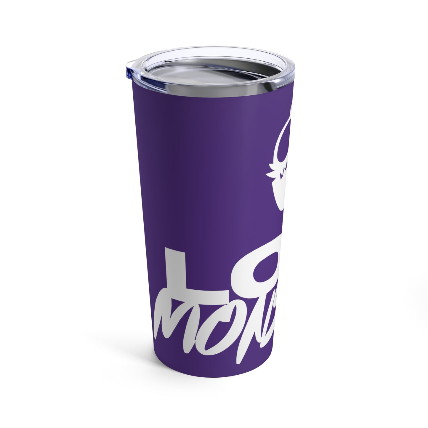 Love Monster Tumbler 20oz COQ White Text & White Monster Logo