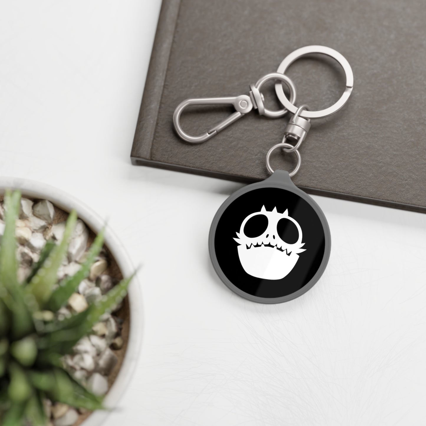 Keyring Tag Love Monster White Emblem