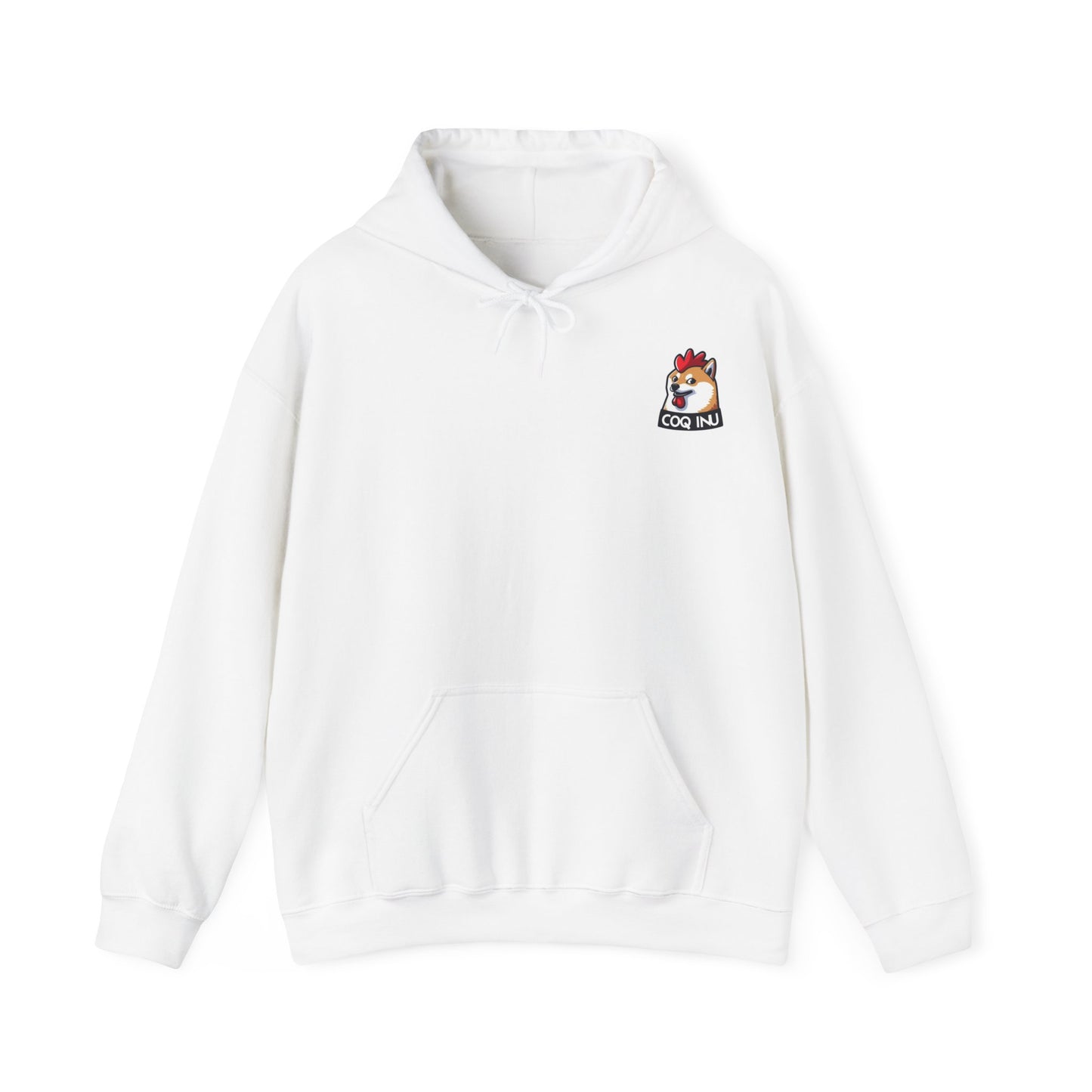 Unisex Heavy Blend™ Hooded Sweatshirt COQ INU with Dog by Nifty