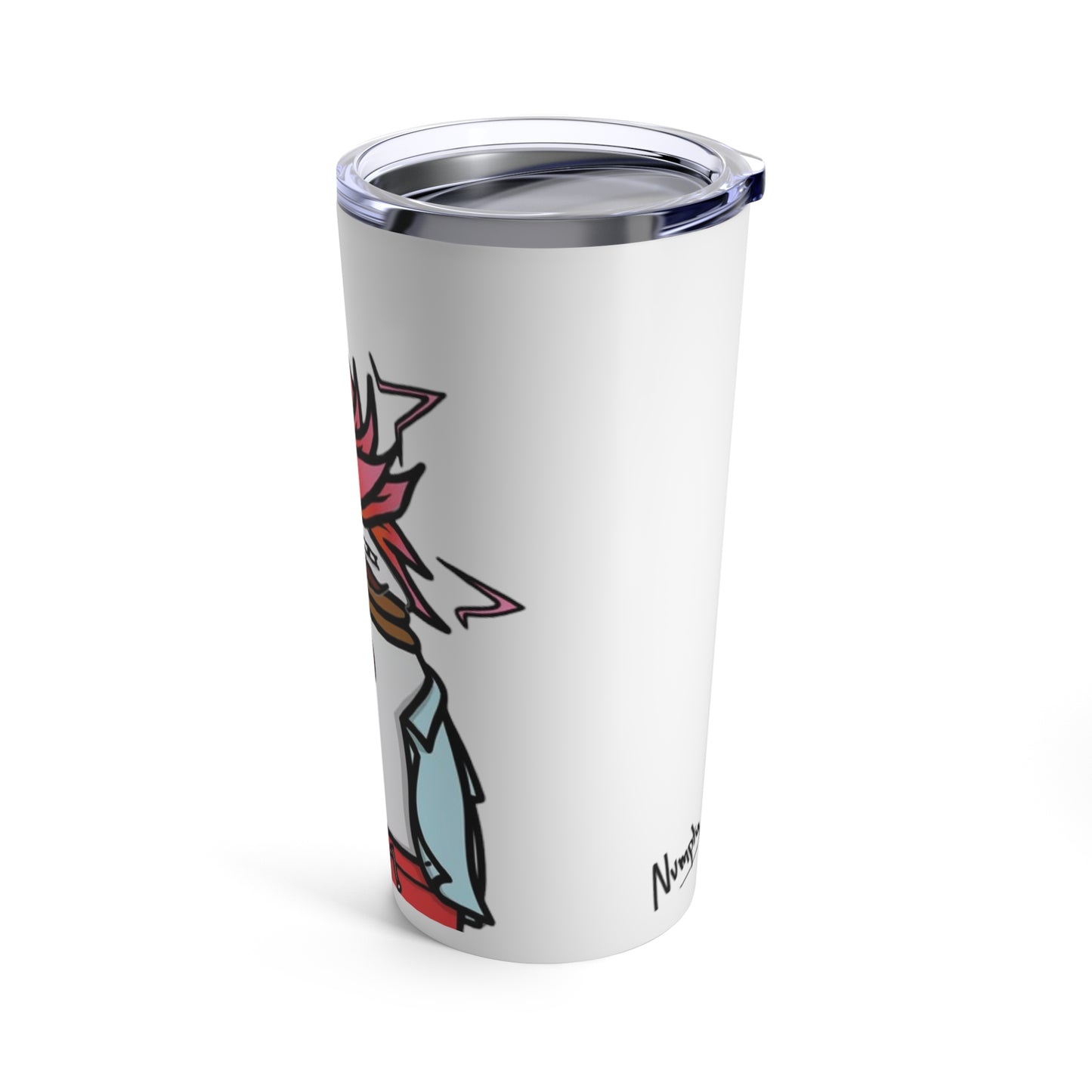 Pepe Portraits Tumbler 20oz COQ INU (0x420 Shop) on White Background #2720 By Numpty