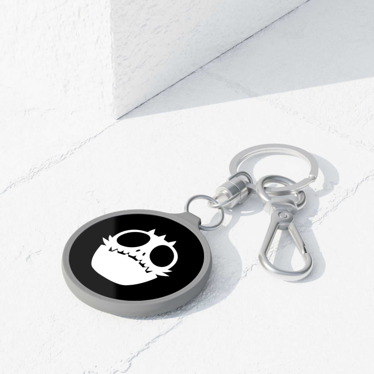 Keyring Tag Love Monster White Emblem