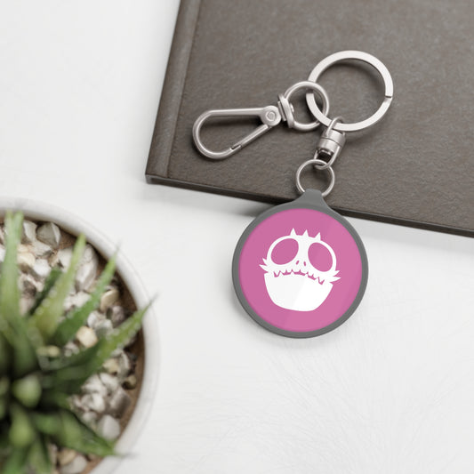 Keyring Tag Love Monster White Emblem