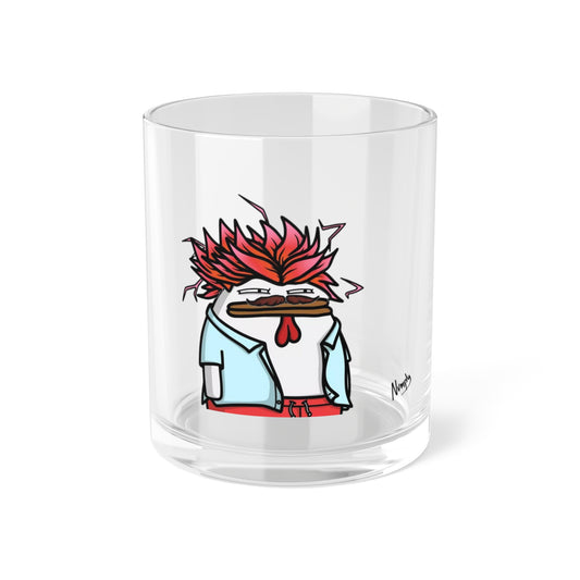 Pepe Portrait Bar Glass COQ INU, with black Text Signature by Numpty (0x420 INU Shop) #2720