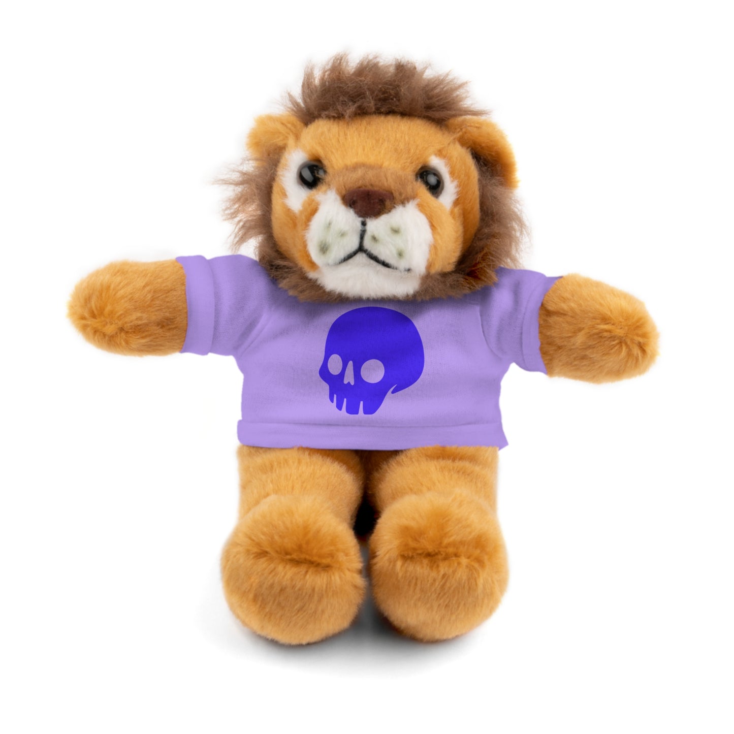 Stuffed Animals with Tee Mad Skullz Purple Skullz Head Logo