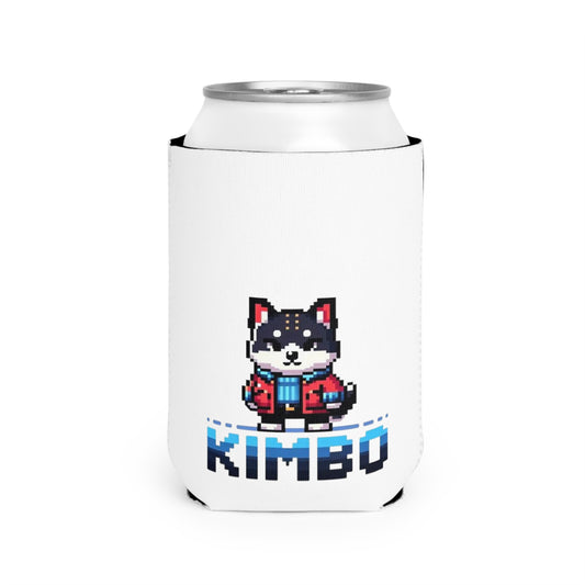 KIMBO White Can Cooler Sleeve COQ INU 0x420 #KIMBO Blue By Nifty