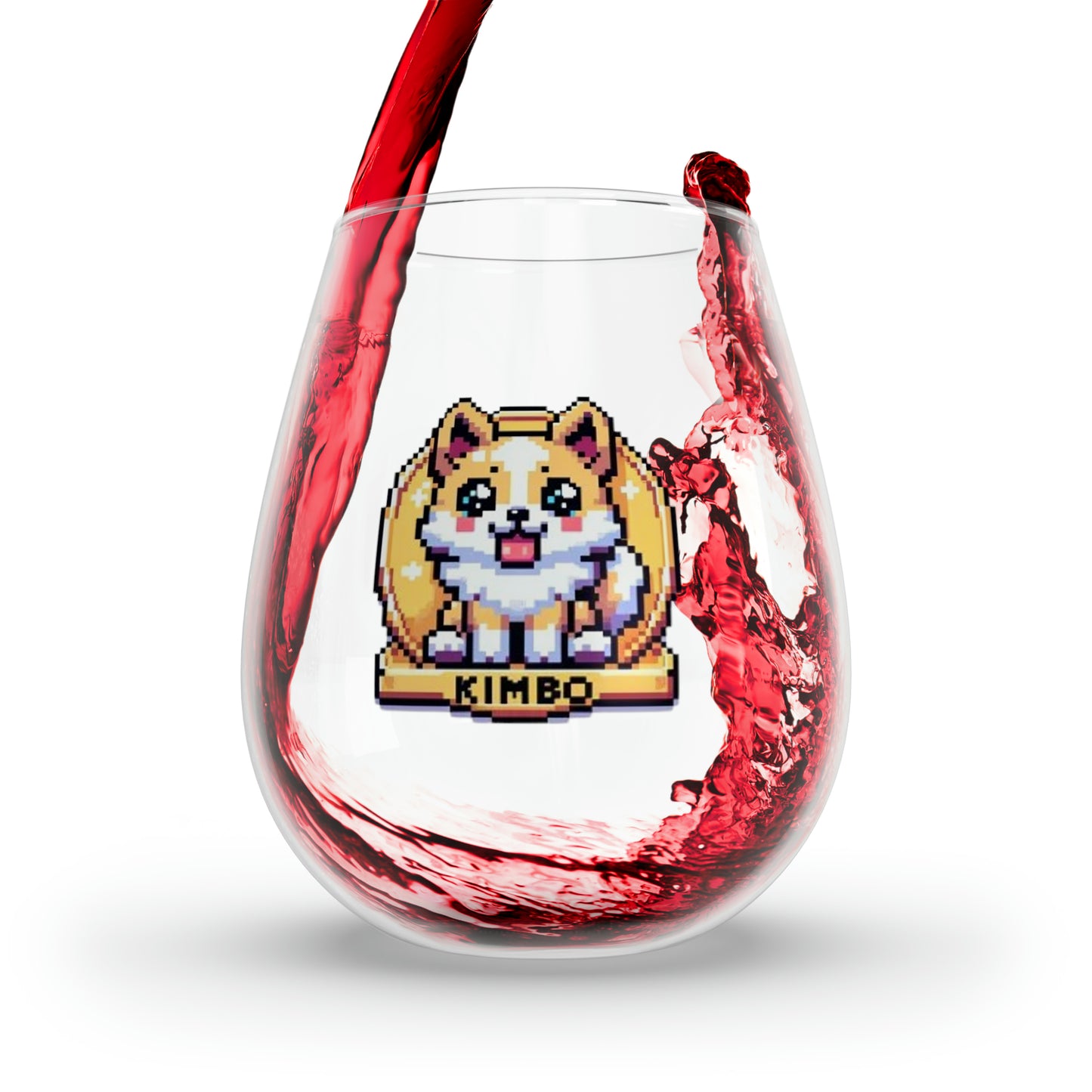 KIMBO Stemless Wine Glass, 11.75oz  (COQ INU 0x420 shop) #KIMBO Gold By Nifty