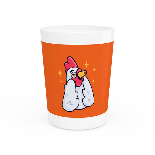 Shot Glass on Orange (0x420 COQ INU Store) #Feels Good By Gravy