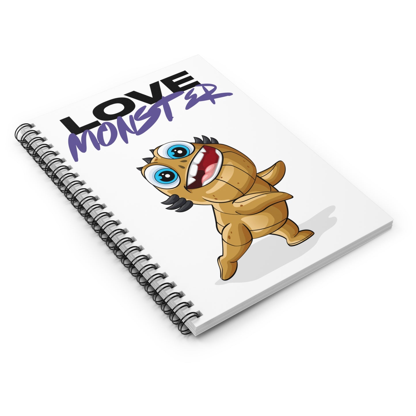 Spiral Notebook - Ruled Line Love Monster Patrick