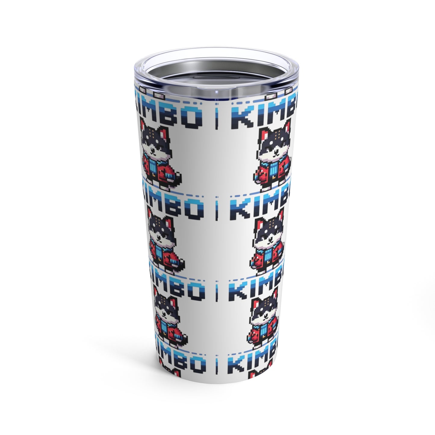 KIMBO Tumbler 20oz COQ INU (0x420 Shop) on White Background #KIMBO Blue By Nifty