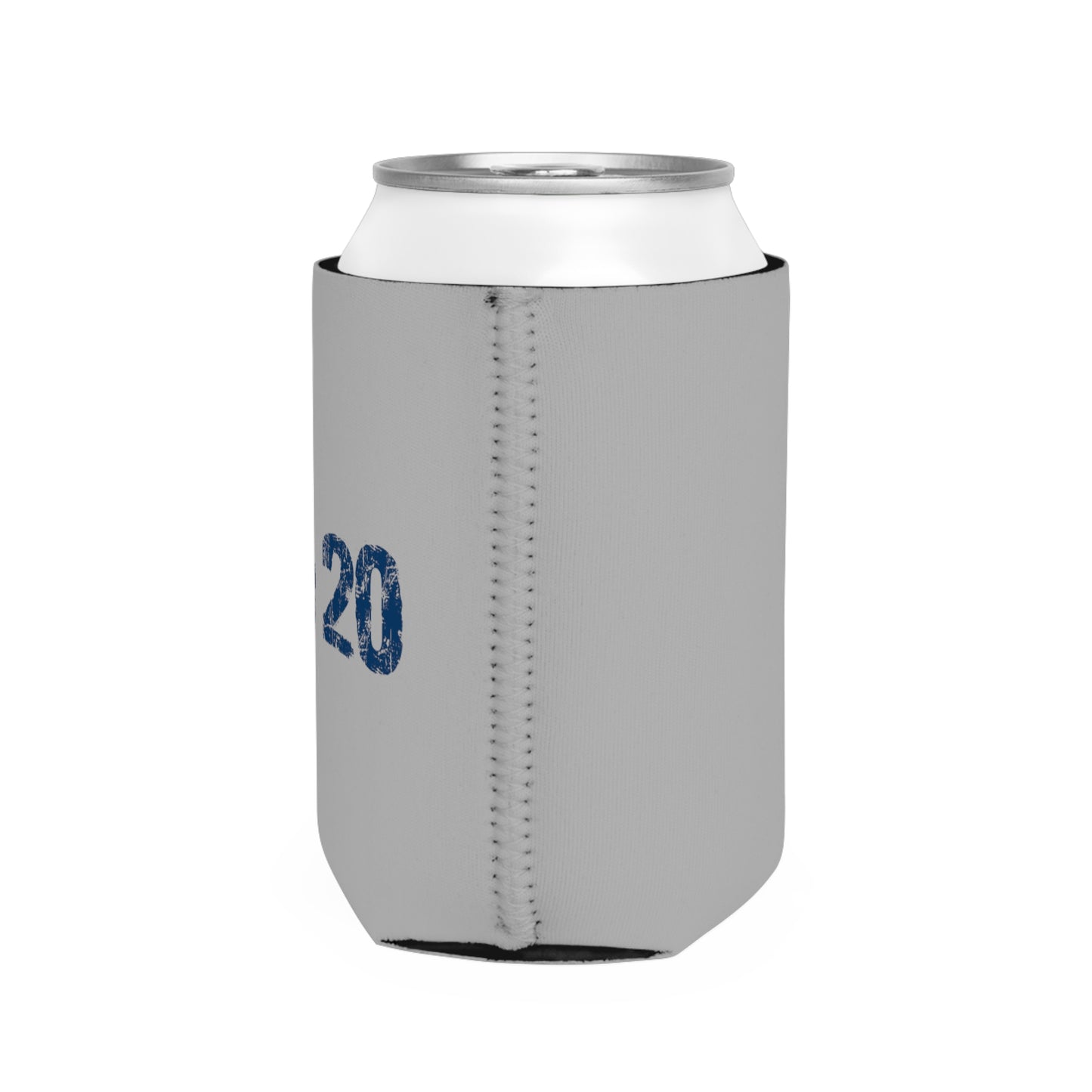 Can Cooler Sleeve Fan Art COQ INU Navy Text by Nifty