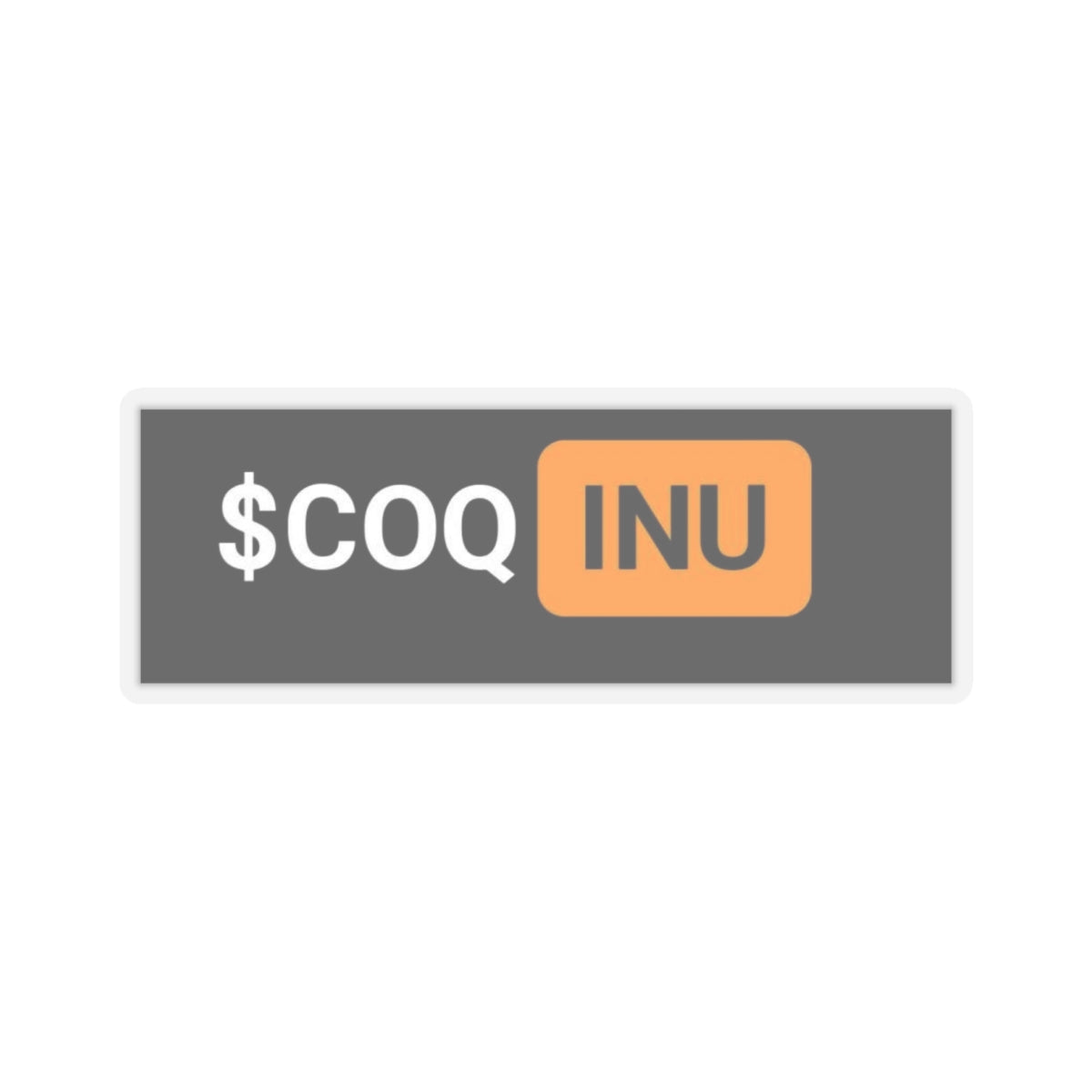 Nifty Fan Art COQ INU Alternate Logo Sticker