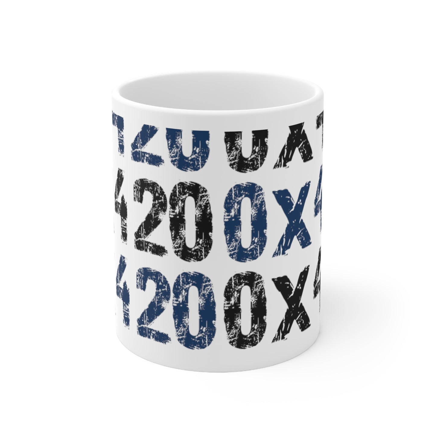 Nifty Fan Art COQ INU Navy & Black Ceramic Mug 11oz