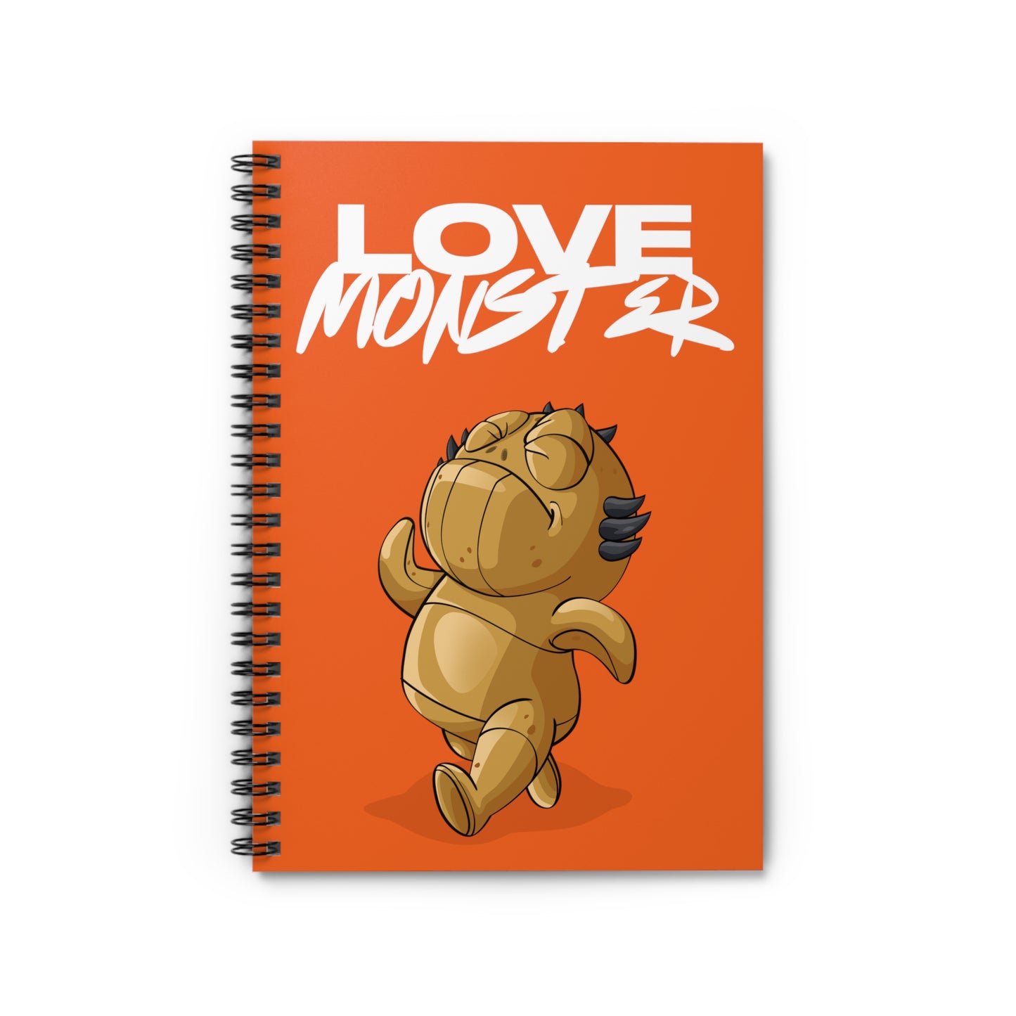 Spiral Notebook - Ruled Line Love Monster Patrick White Logo Text