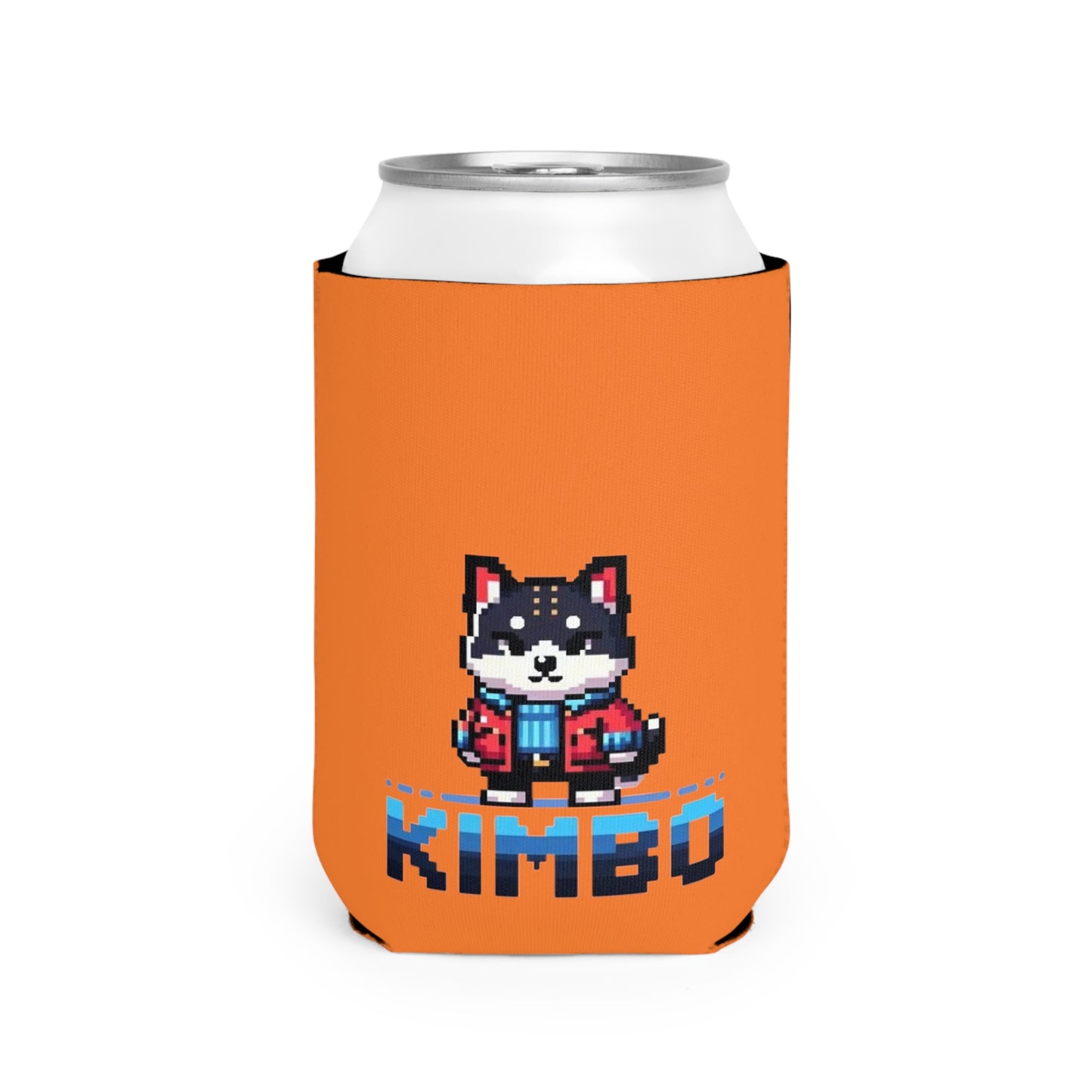 KIMBO Light Orange Can Cooler Sleeve COQ INU 0x420 #KIMBO Blue By Nifty