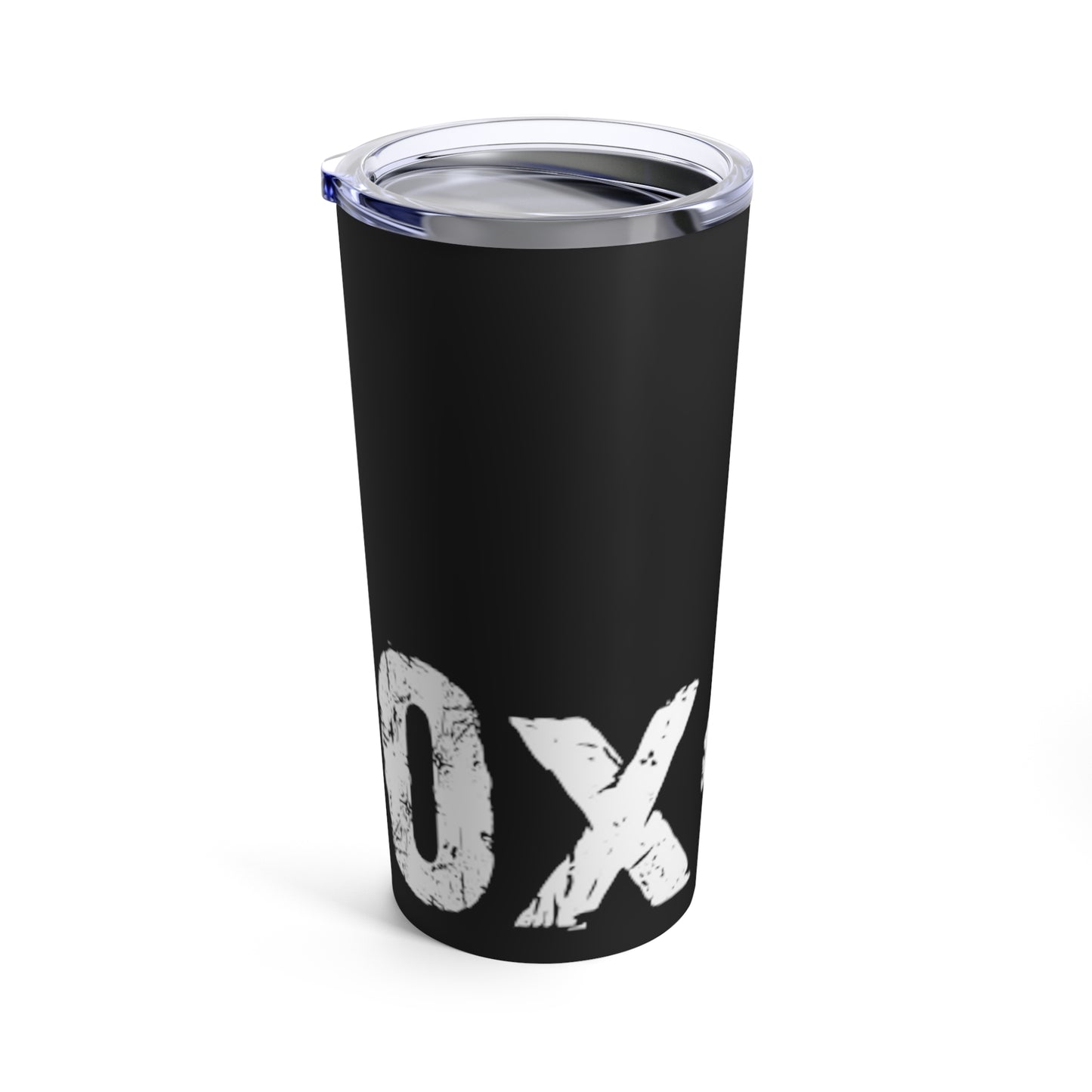 Tumbler 20oz 0x420 COQ INU White Text over Black by Nifty