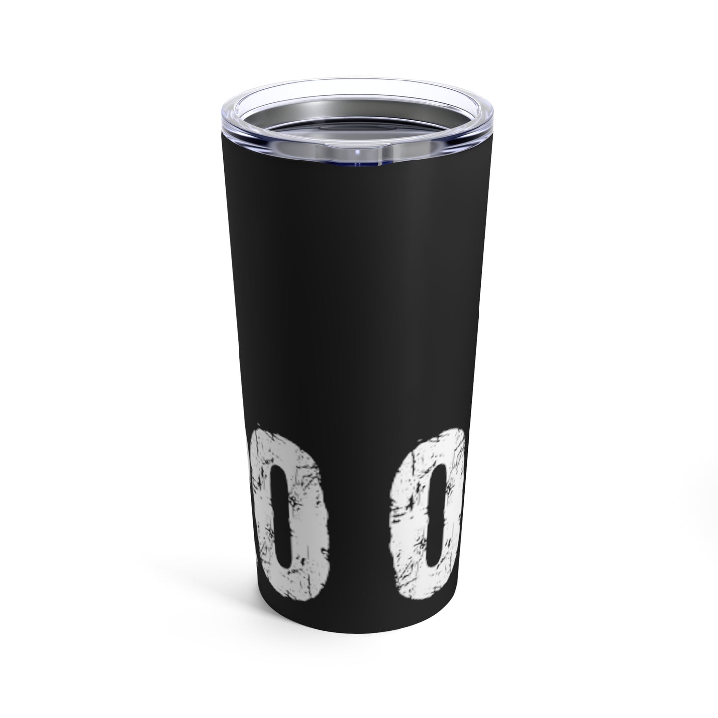 Tumbler 20oz 0x420 COQ INU White Text over Black by Nifty