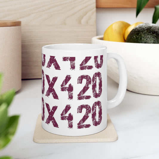 Nifty Fan Art COQ INU Purple Ceramic Mug 11oz