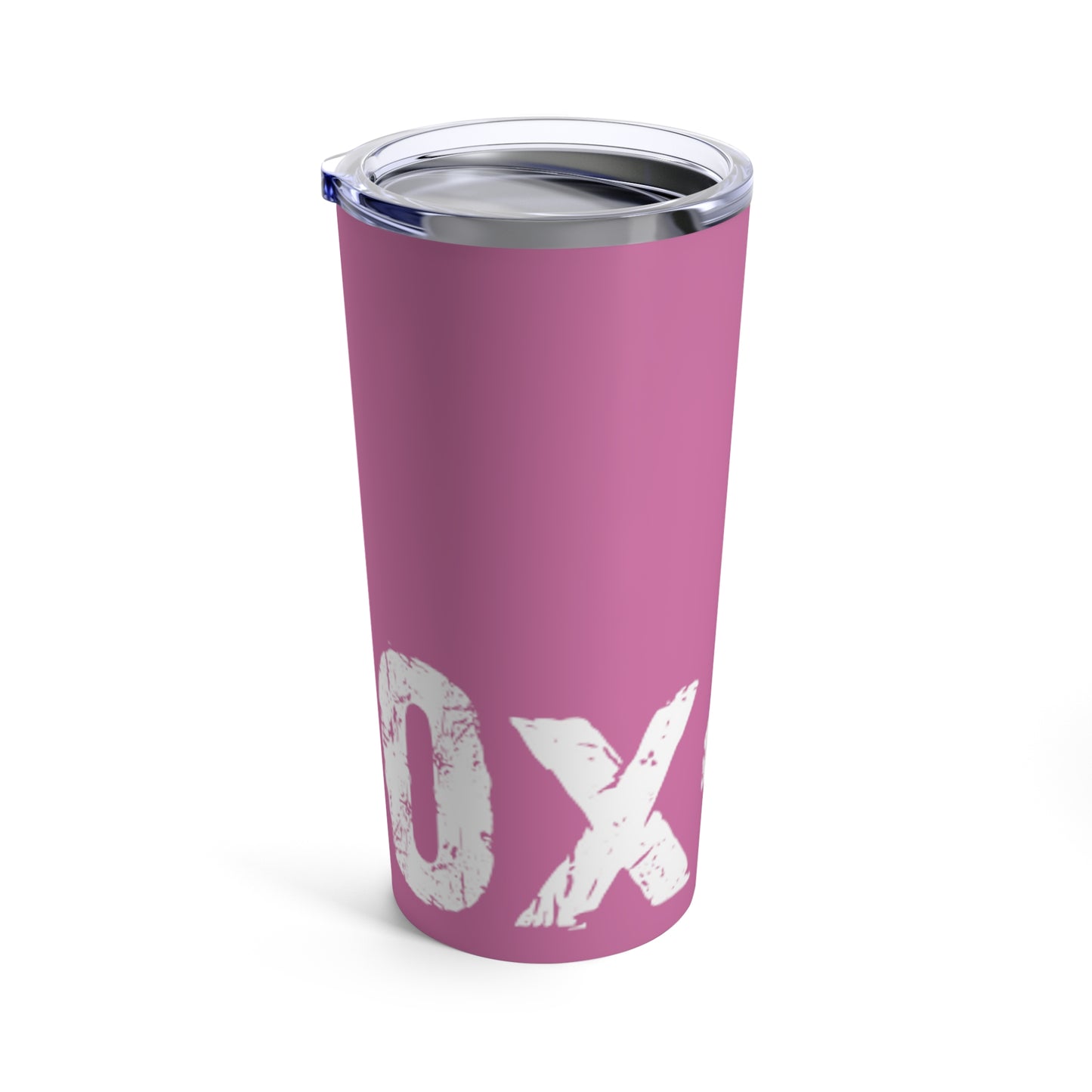 Tumbler 20oz 0x420 COQ INU White Text over Pink by Nifty