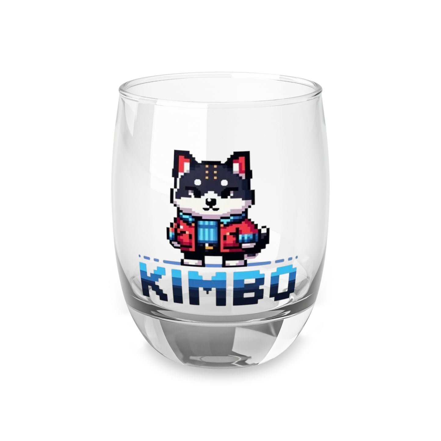 KIMBO Whiskey Glass (0x420 INU Shop)  #KIMBO Blue By Nifty