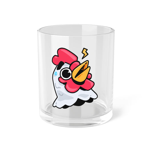 Gravy Fan Art Bar Glass COQ Head Whistle, Funny Chicken (Chikn)