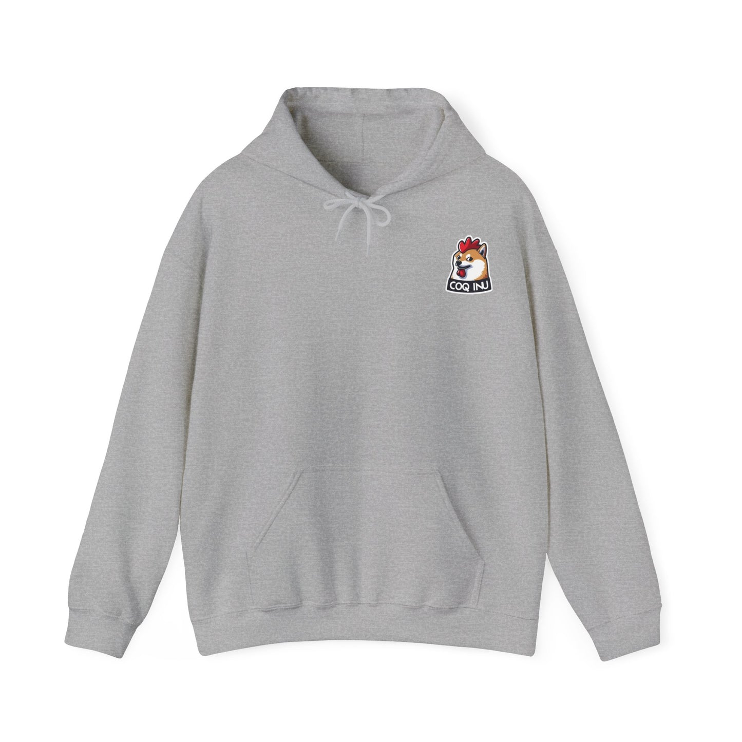 Unisex Heavy Blend™ Hooded Sweatshirt COQ INU with Dog by Nifty