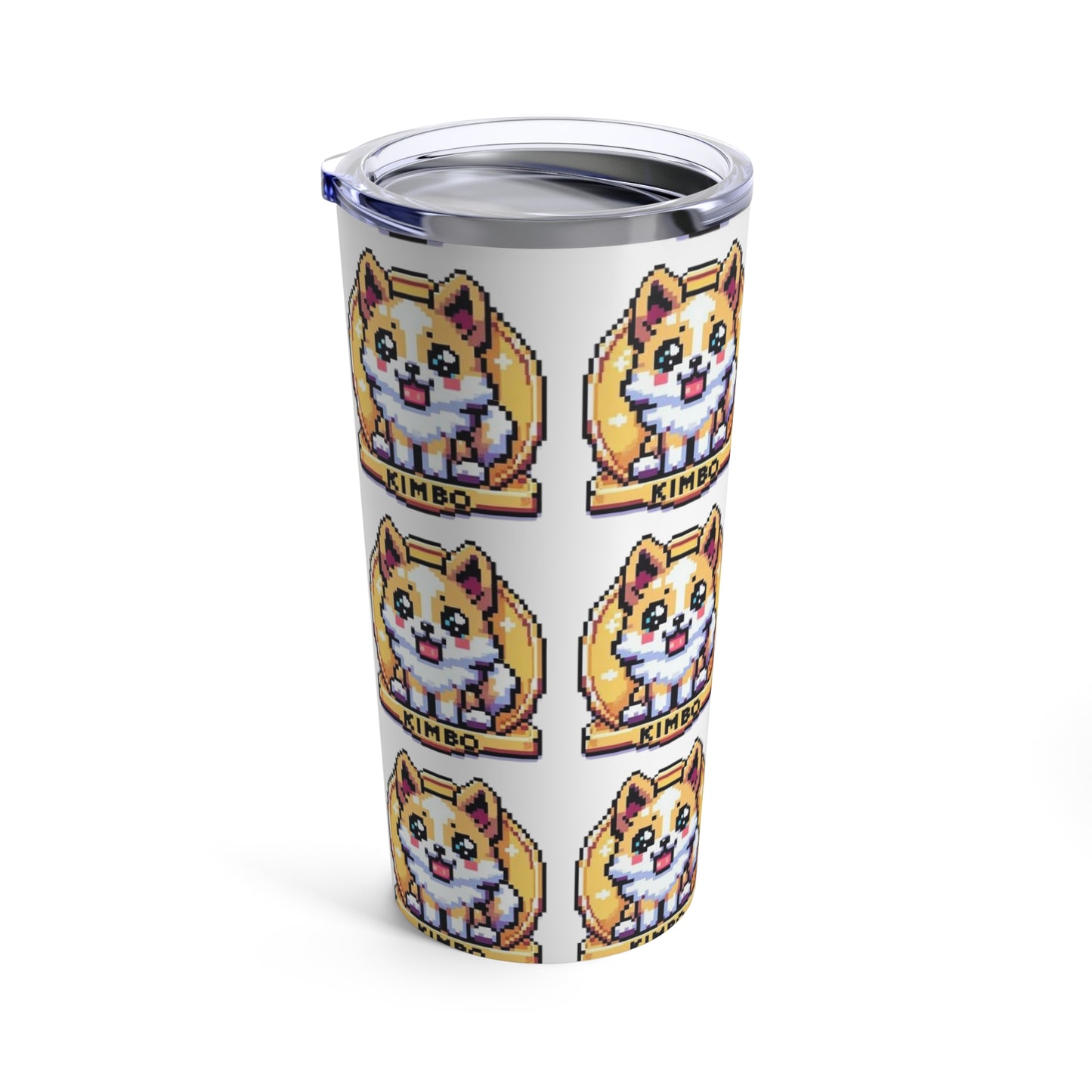 KIMBO Tumbler 20oz COQ INU (0x420 Shop) on White Background #KIMBO Gold By Nifty