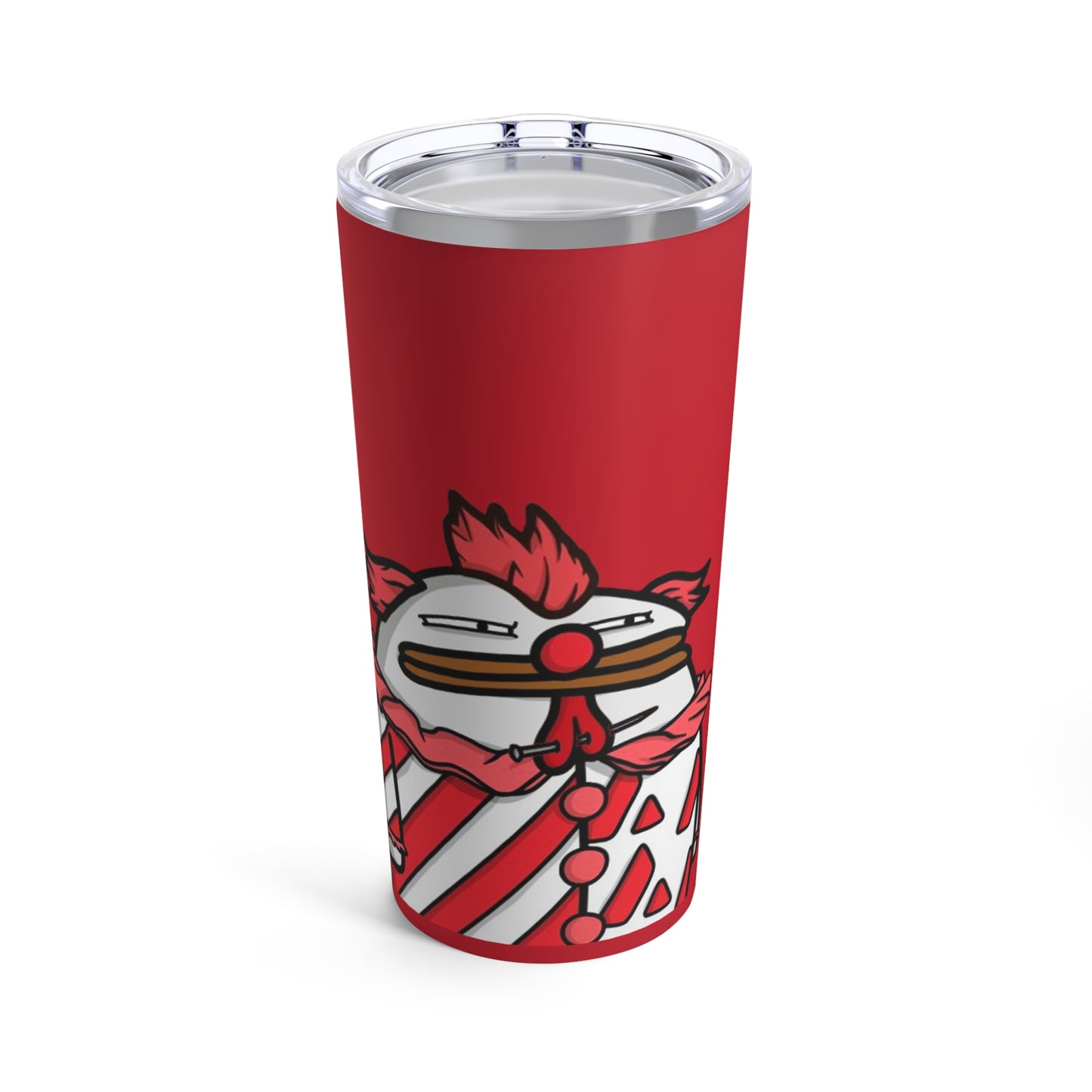 Pepe Portraits Tumbler 20oz COQ INU (0x420 Shop) on Red Background #Clown by Numpty