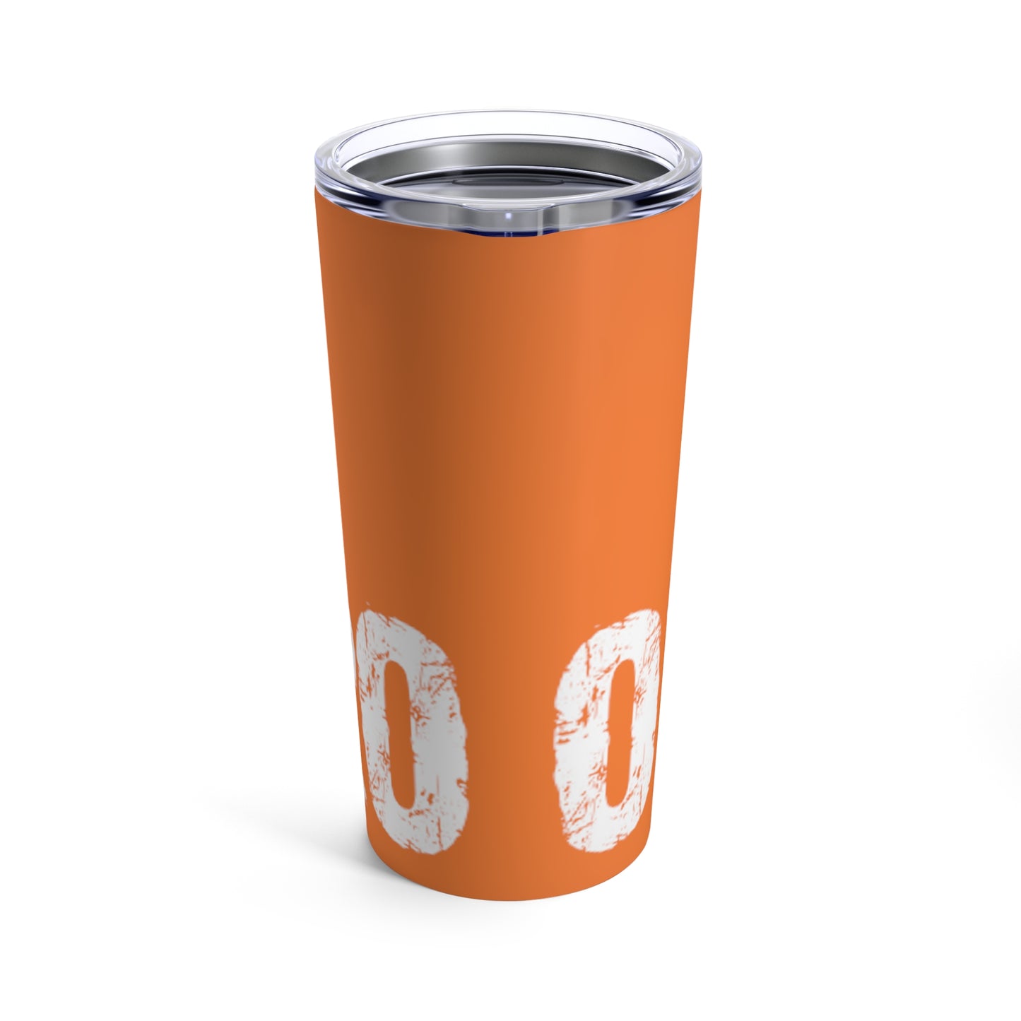 Tumbler 20oz 0x420 COQ INU contract address White Text over Orange by Nifty Funny Pun on words