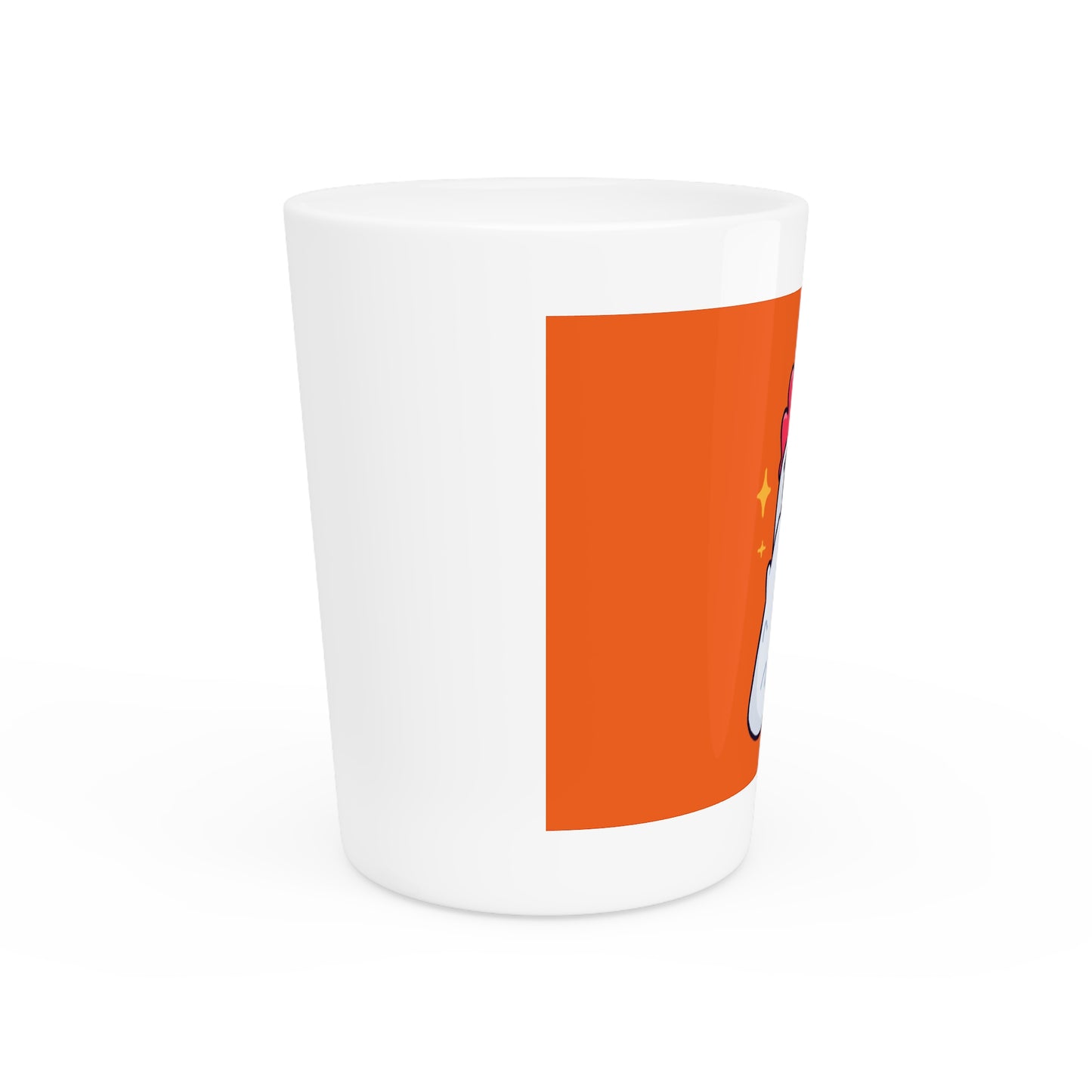 Shot Glass on Orange (0x420 COQ INU Store) #Feels Good By Gravy