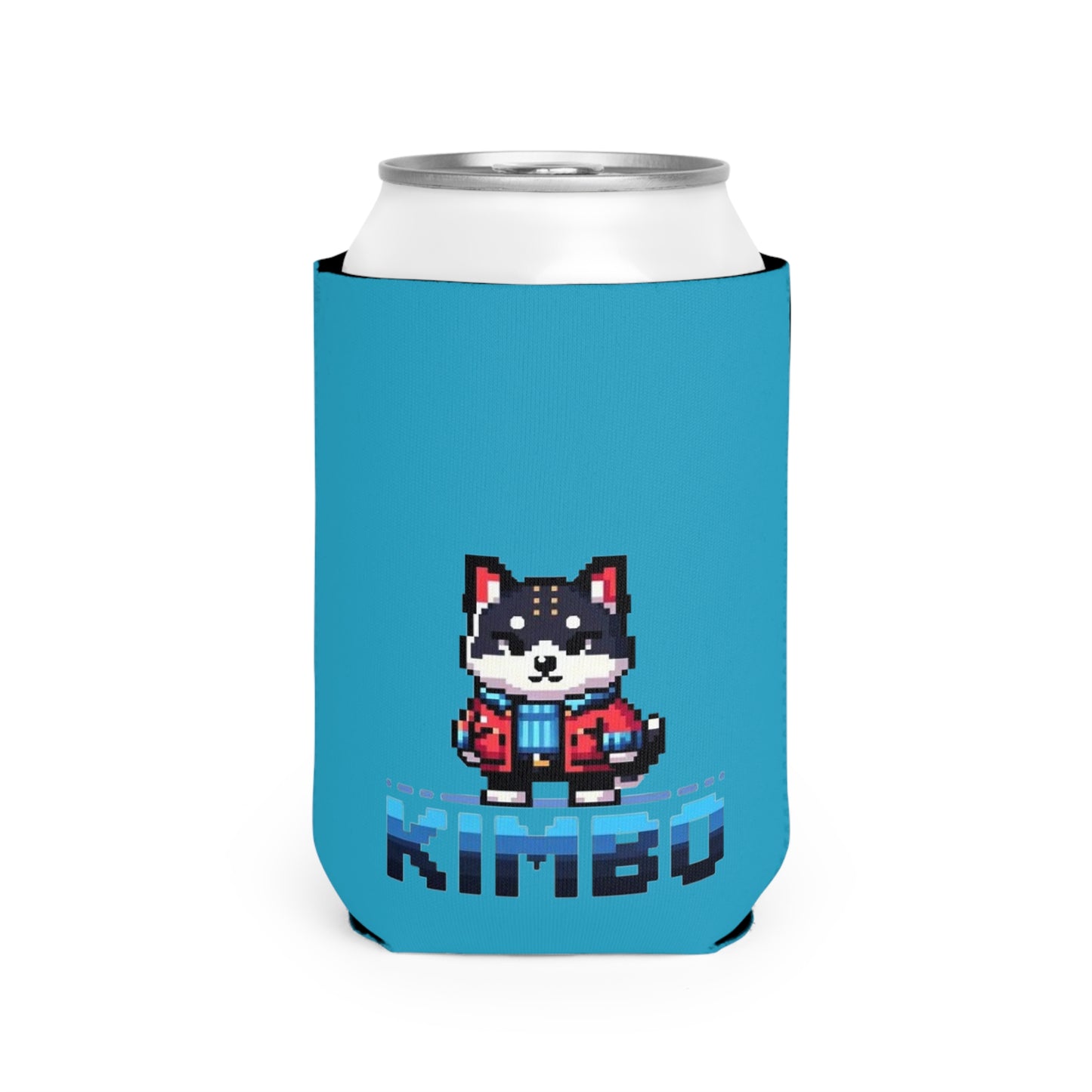 KIMBO Turquoise Can Cooler Sleeve COQ INU 0x420 #KIMBO Blue By Nifty