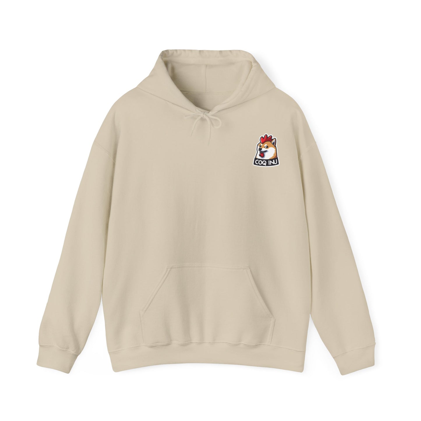 Unisex Heavy Blend™ Hooded Sweatshirt COQ INU with Dog by Nifty