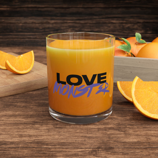 Love Monster Bar Glass Logo Text