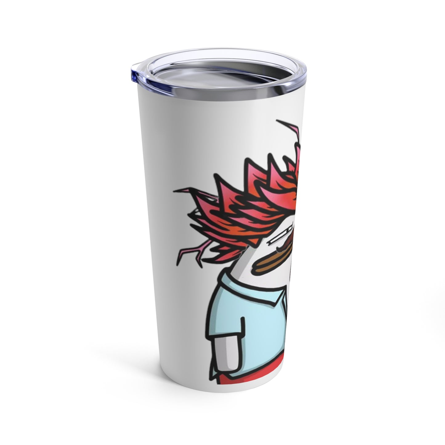 Pepe Portraits Tumbler 20oz COQ INU (0x420 Shop) on White Background #2720 By Numpty