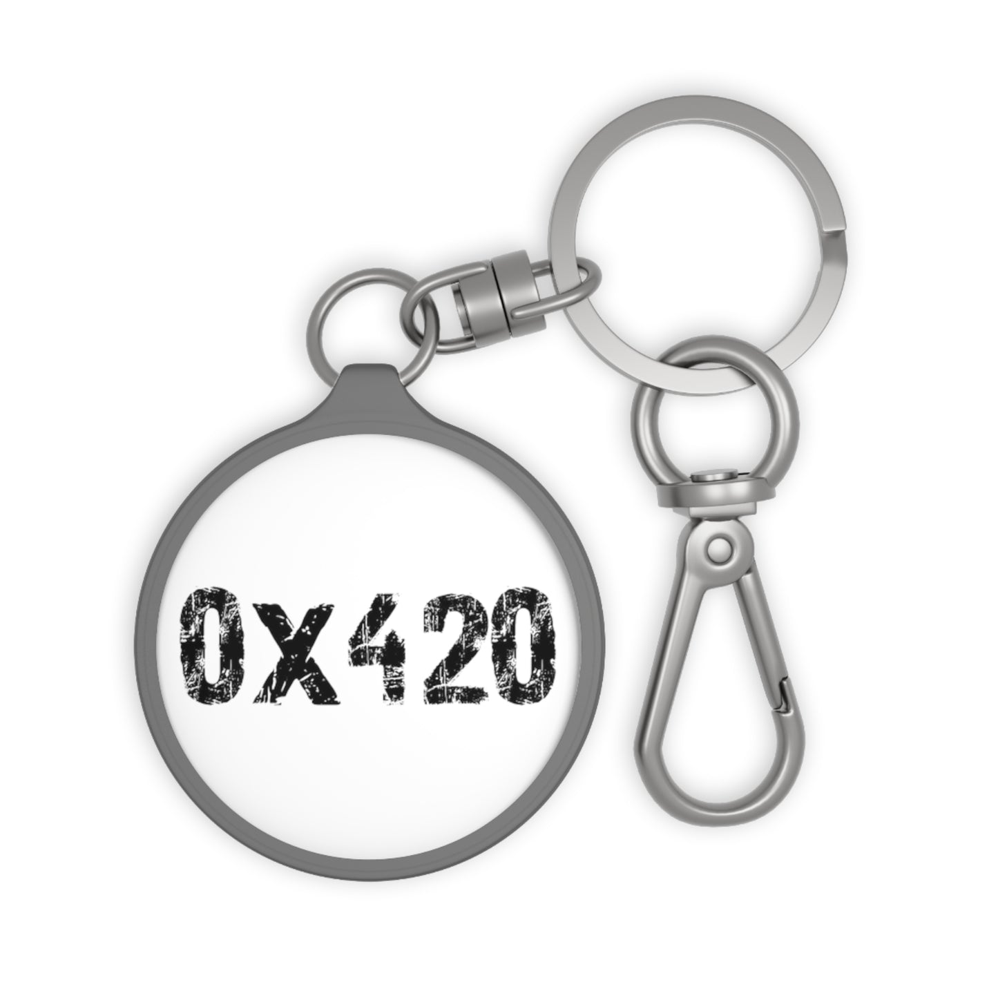 Keyring Tag COQ INU 0x420 Black Text by Nifty