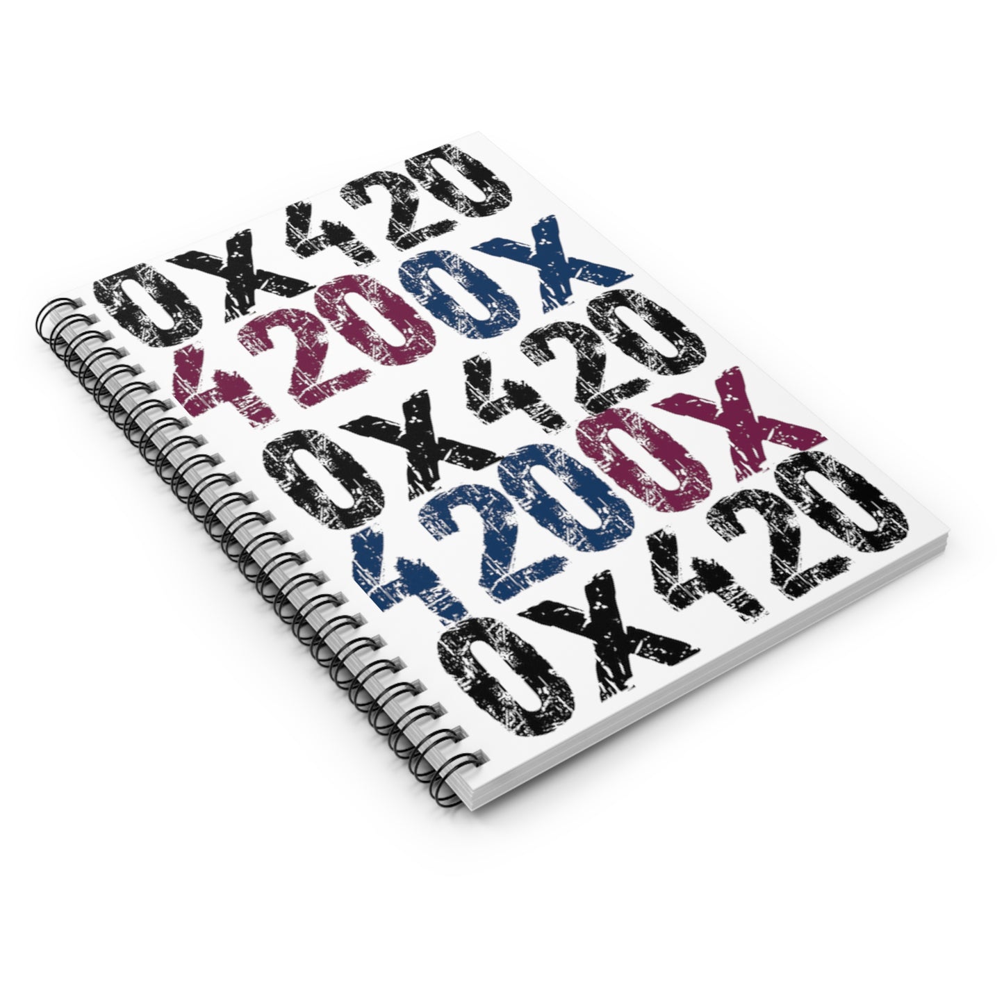 Spiral Notebook - Ruled Line COQ INU 0x420 by Nifty