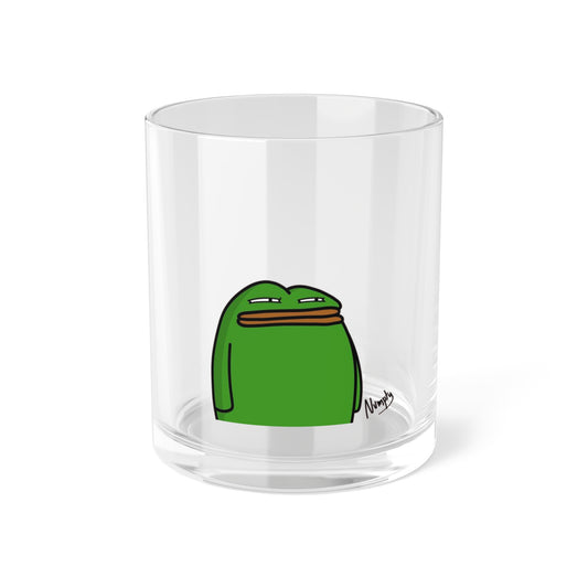 Pepe Portraits of COQ INU Bar Glass Black Text Signature by Numpty (0x420 INU Shop) #14 by Numpty