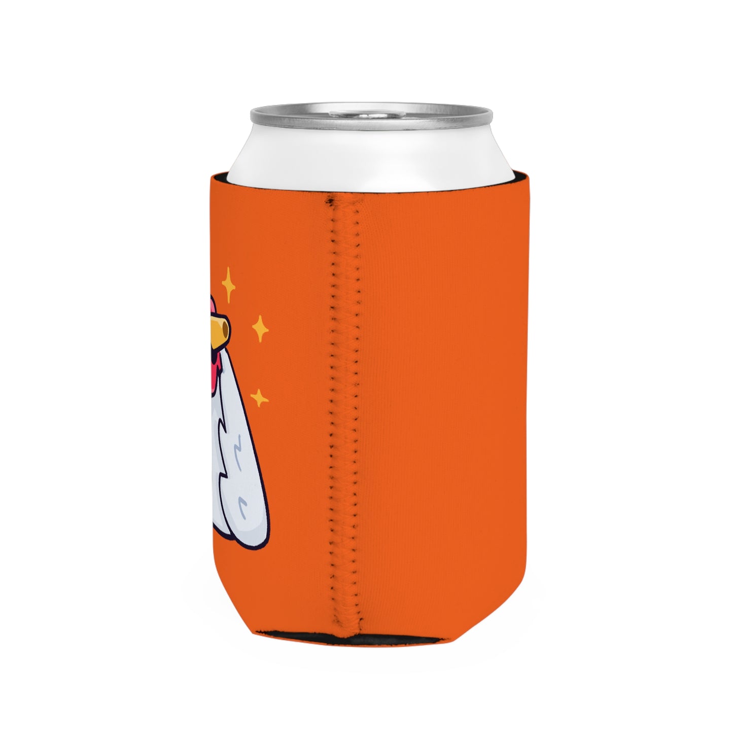 Orange Can Cooler Sleeve COQ INU 0x420 #Feels Good by Gravy