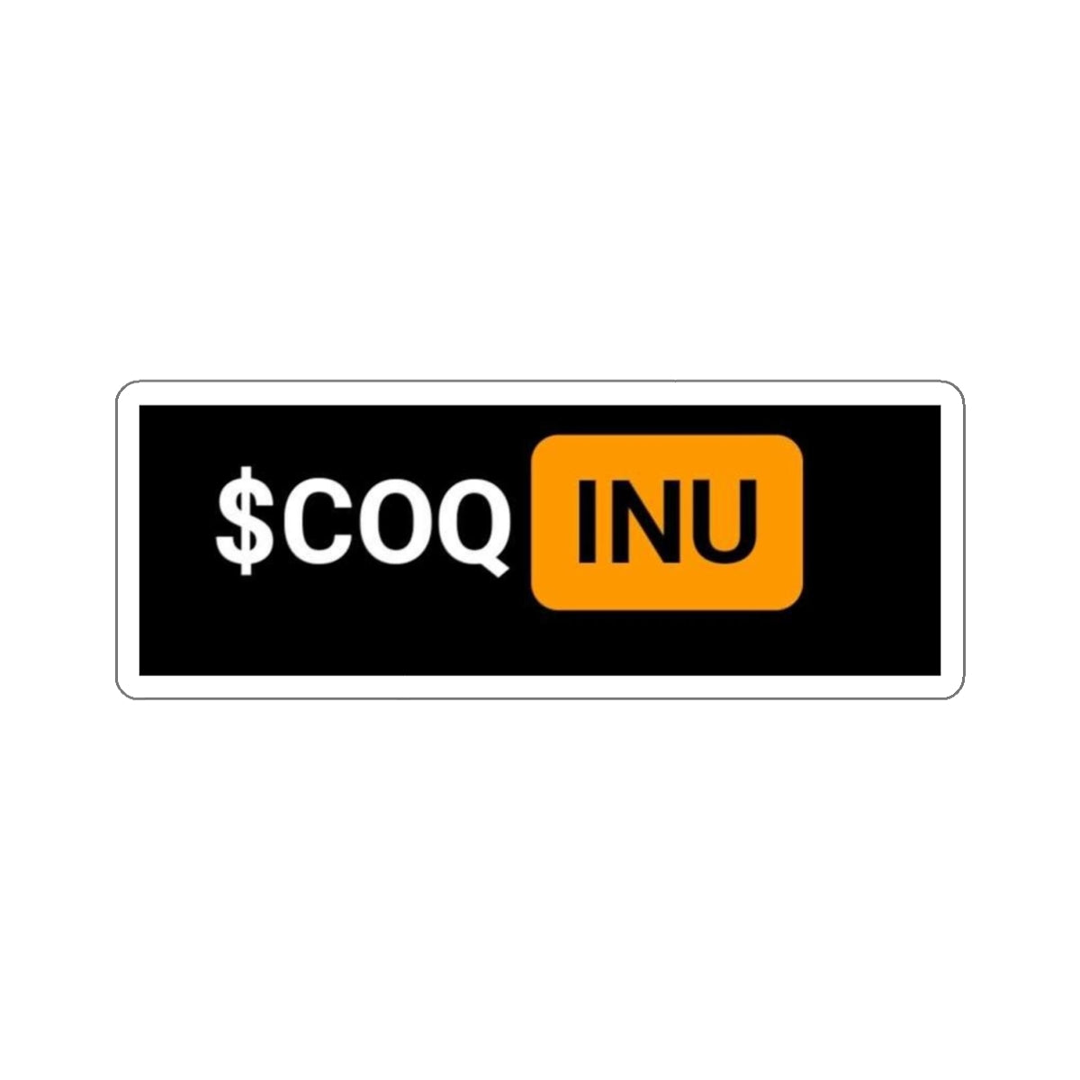 Nifty Fan Art COQ INU Alternate Logo Sticker