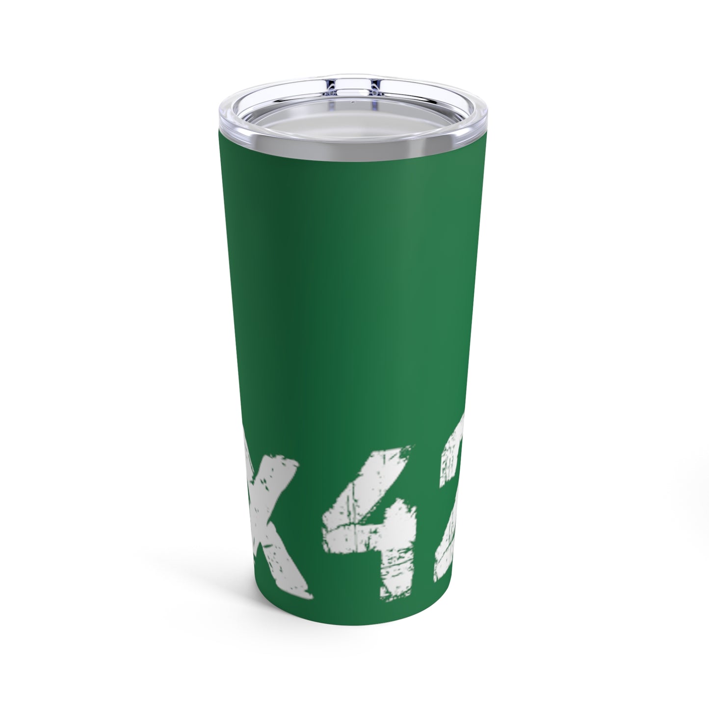 Tumbler 20oz 0x420 COQ INU White Text over Dark Green by Nifty