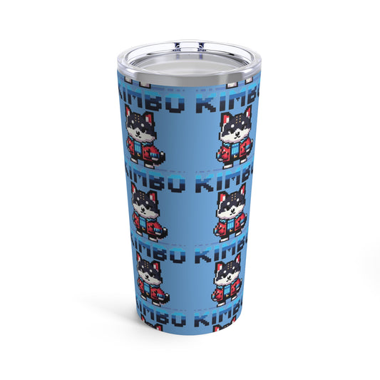 KIMBO Tumbler 20oz COQ INU (0x420 Shop) on Light Blue Background #KIMBO Blue By Nifty