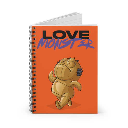 Spiral Notebook - Ruled Line Love Monster Patrick