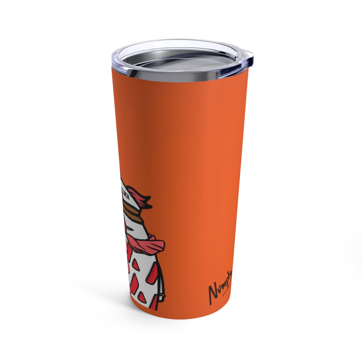 Pepe Portraits Tumbler 20oz COQ INU (0x420 Shop) on Orange Background #Clown by Numpty