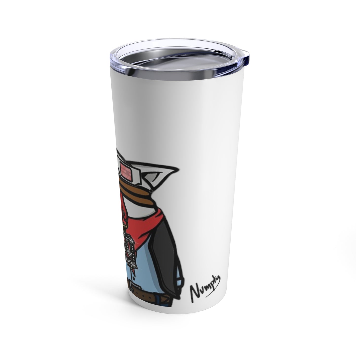 Pepe Portraits Tumbler 20oz COQ INU (0x420 Shop) on White Background # 69 Accessory by Numpty