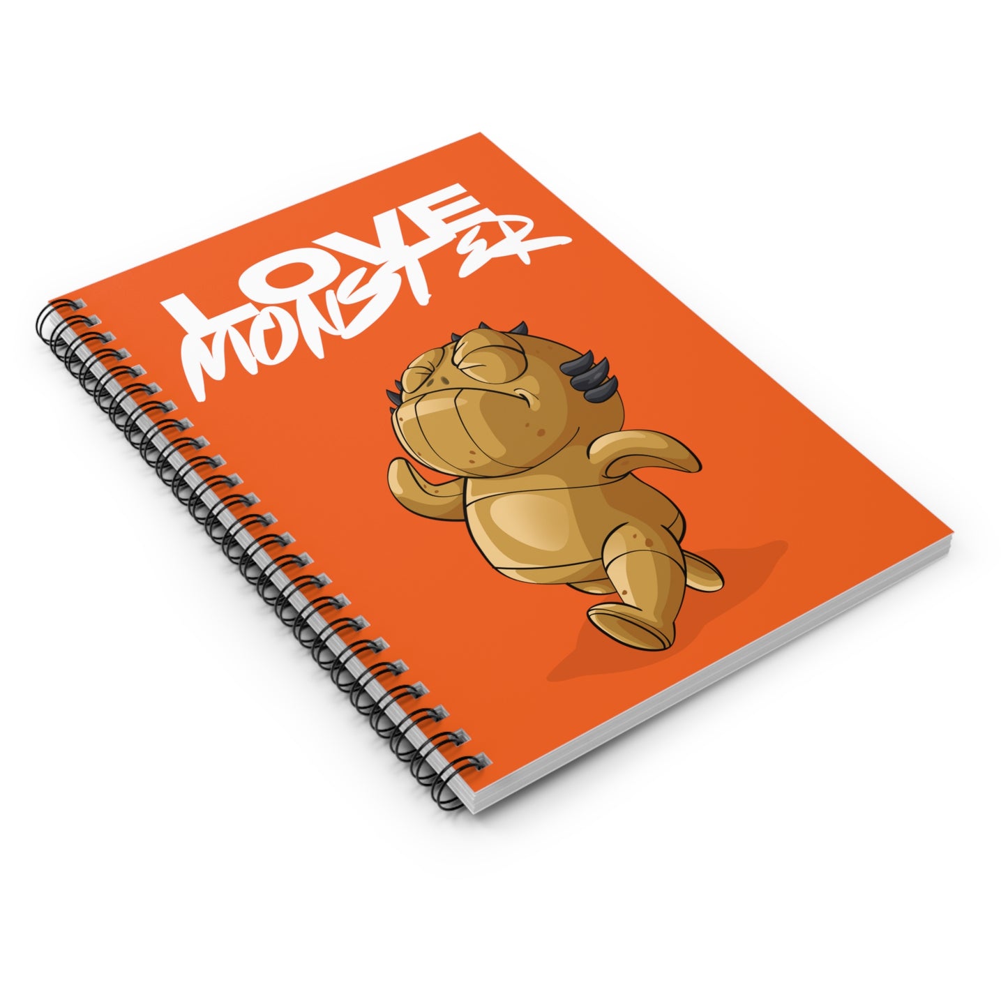 Spiral Notebook - Ruled Line Love Monster Patrick White Logo Text