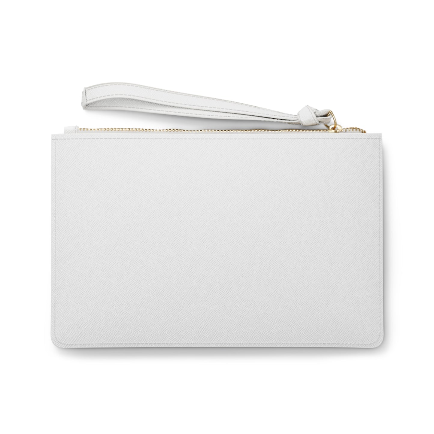 Clutch Bag Purple Text on White Bag COQ INU 0x420 by Nifty