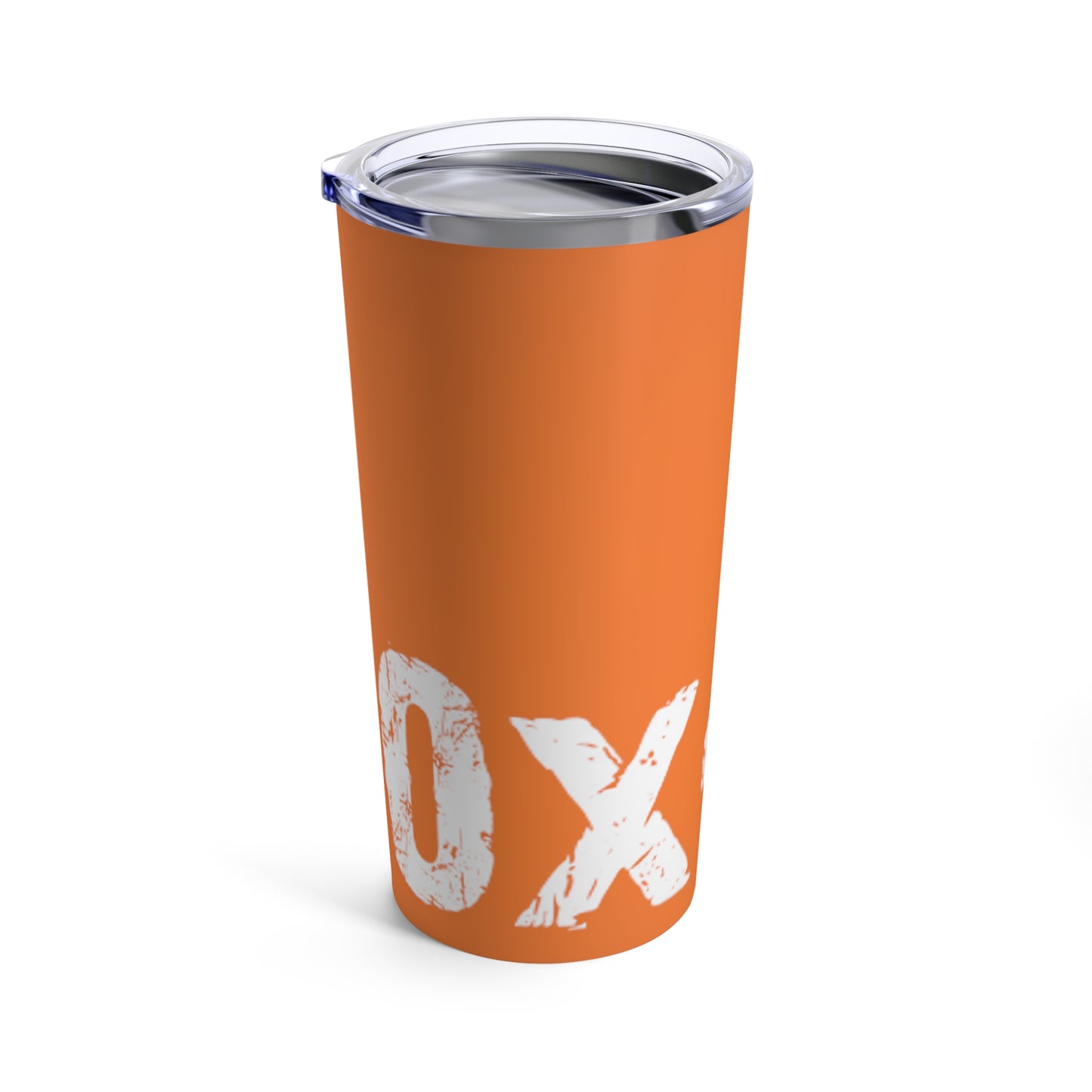 Tumbler 20oz 0x420 COQ INU contract address White Text over Orange by Nifty Funny Pun on words