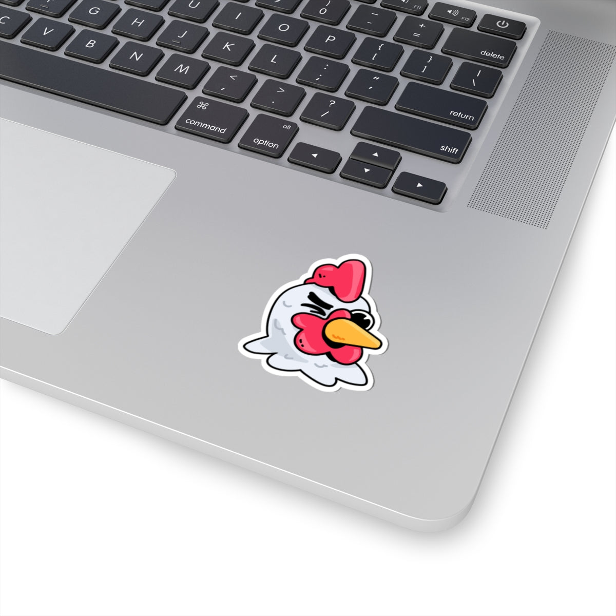 Gravy Fan Art COQ Head Wink Sticker, Funny Chicken (Chikn)