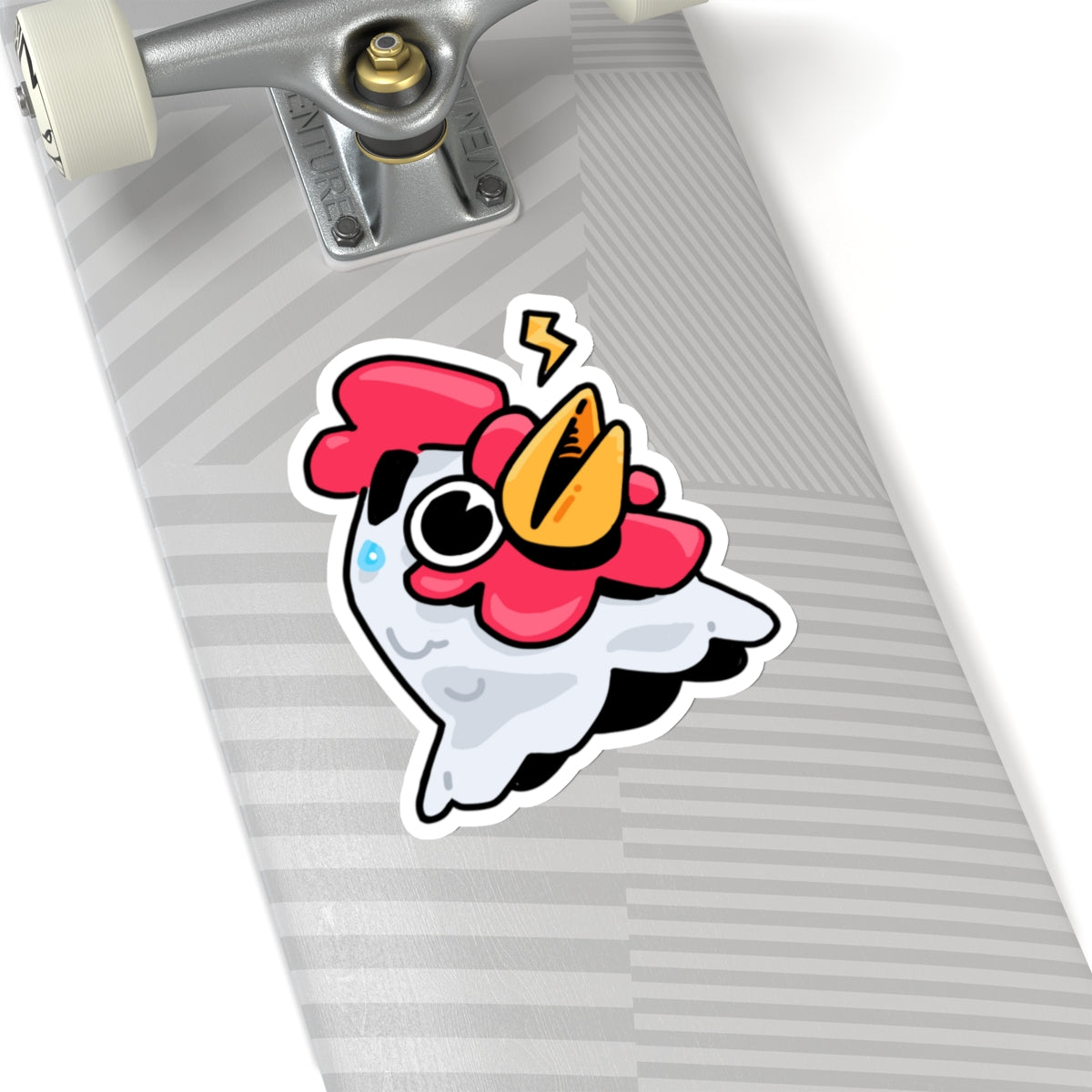 Gravy Fan Art COQ Head Whistle Sticker, Funny Chicken (Chikn)