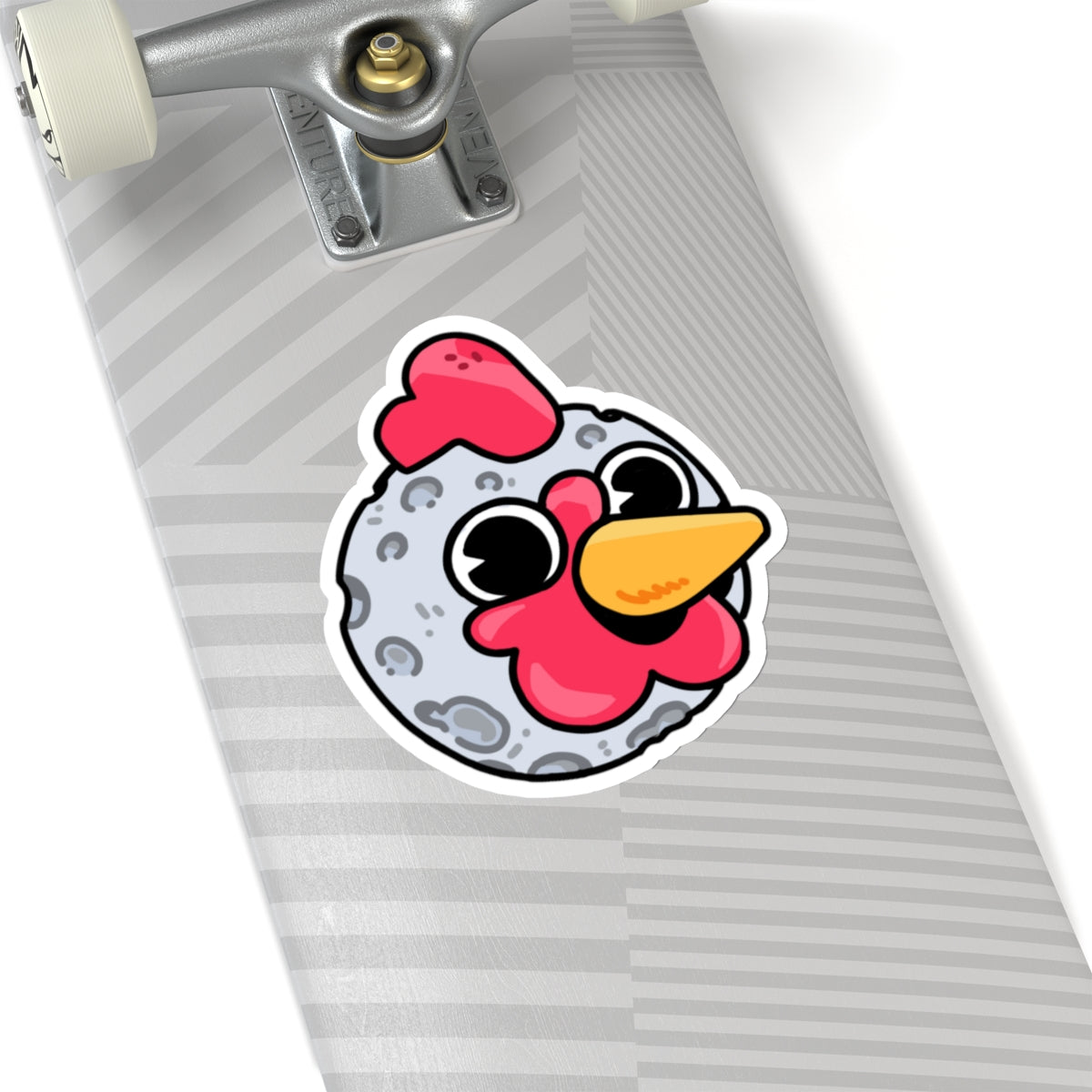 Gravy Fan Art COQ Head Moon Sticker Funny Chicken (Chikn)