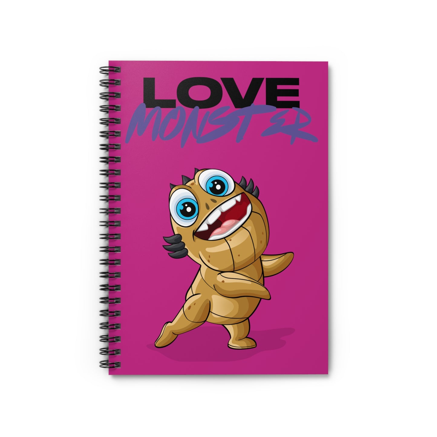 Spiral Notebook - Ruled Line Love Monster Patrick